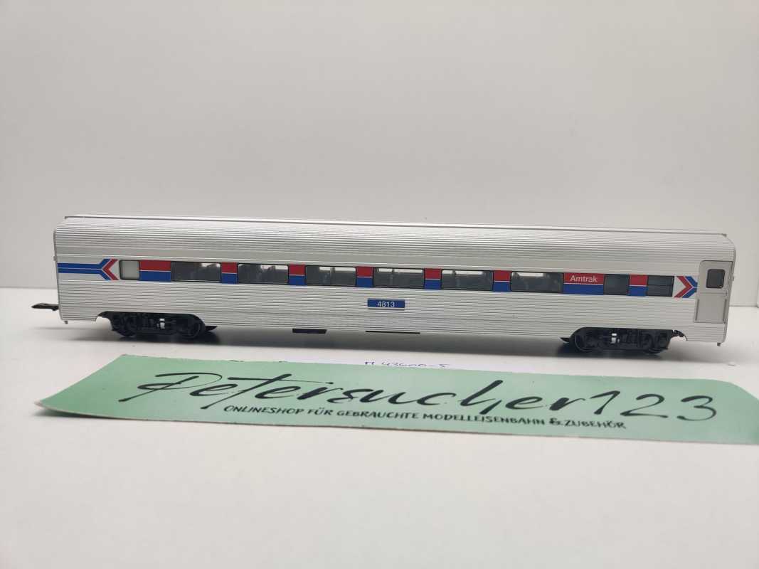 Märklin H0 AC 43600-2 Amtrak Streamliner Großraumwg aus Set / Licht / NEM / AMTK