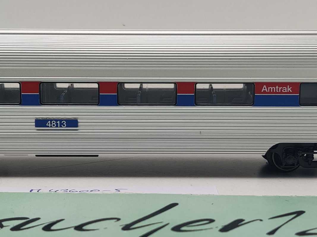 Märklin H0 AC 43600-2 Amtrak Streamliner Großraumwg aus Set / Licht / NEM / AMTK