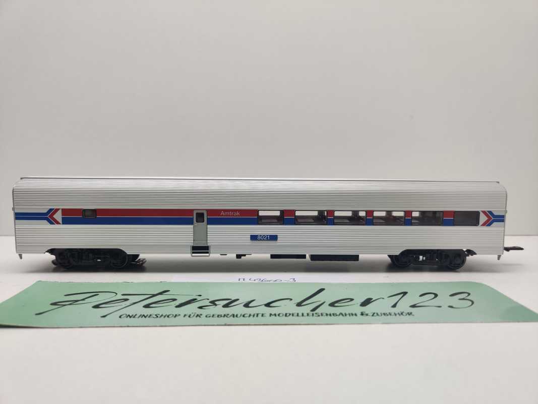 Märklin H0 AC 43600-3 Amtrak Streamliner Speisewagen aus Set / Licht / NEM / AMTK