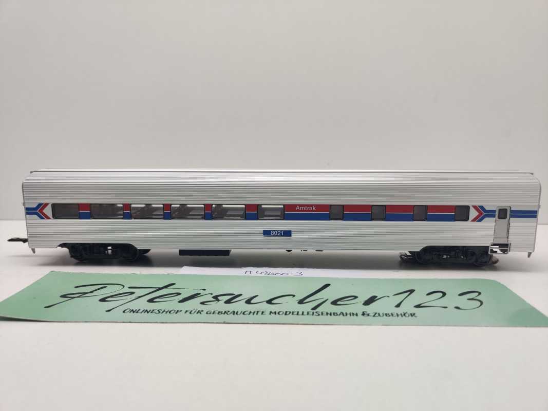 Märklin H0 AC 43600-3 Amtrak Streamliner Speisewagen aus Set / Licht / NEM / AMTK