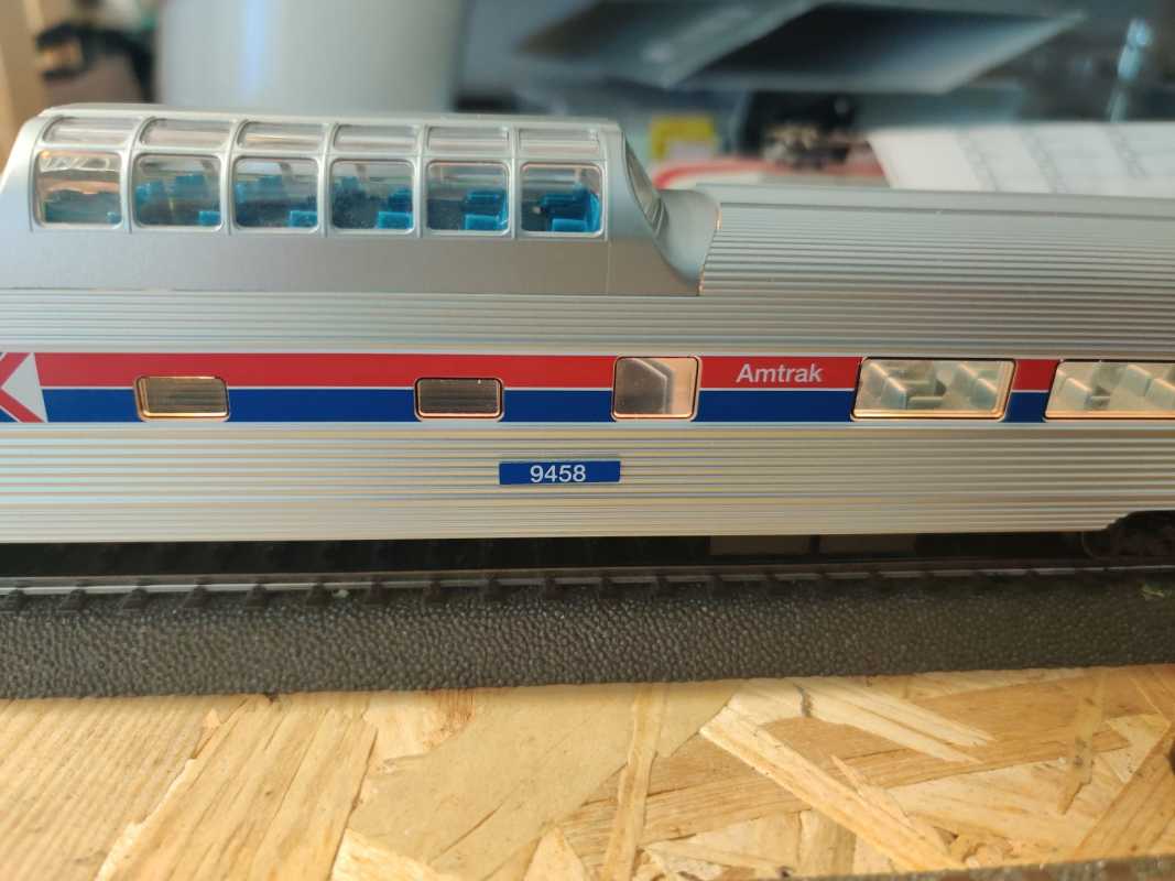 Märklin H0 AC 43600-4 Amtrak Streamliner Aussichtswg aus Set / Licht / NEM / AMTK