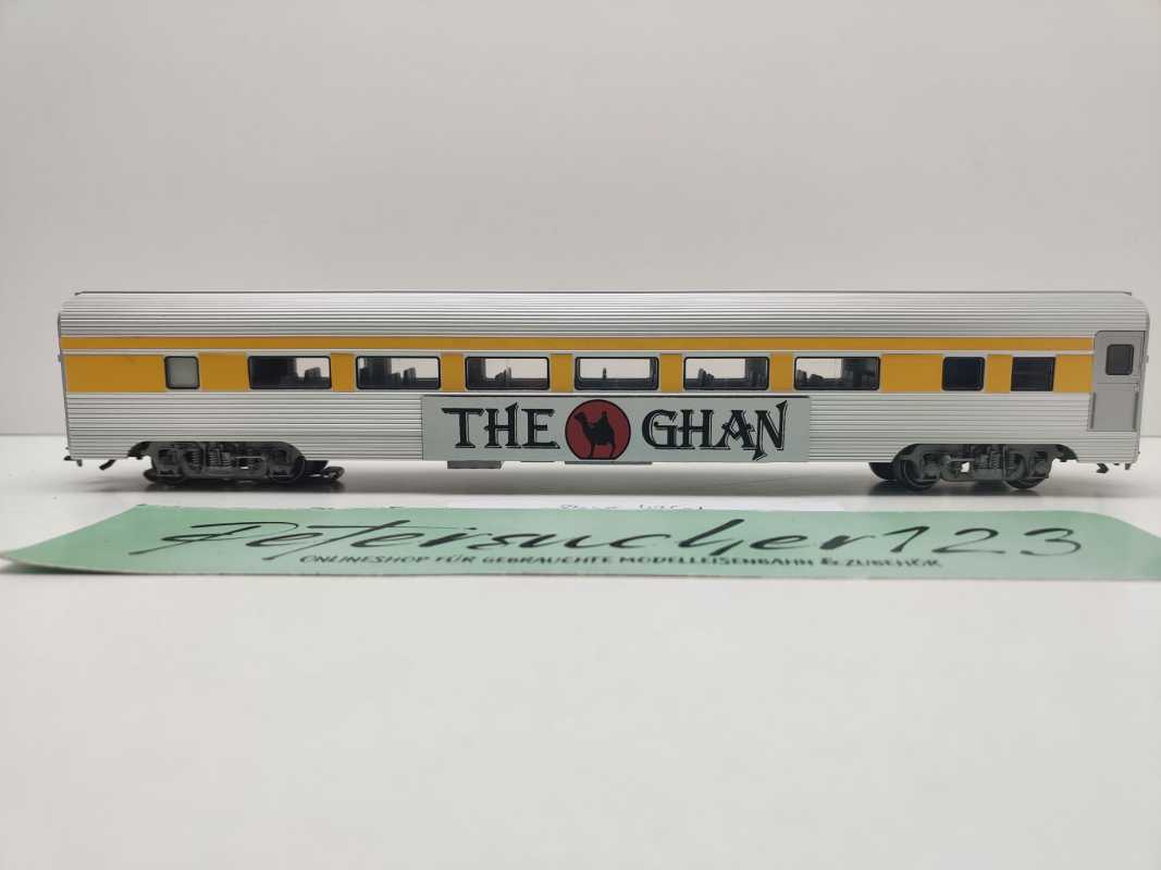 Märklin H0 AC 43601 Umbau zu "the Ghan" Großraum-/Sitzwagen mit Innenbeleuchtung / NEM
