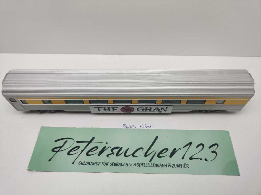 Märklin H0 AC 43601 Umbau zu "the Ghan" Sitzwagen mit Schleifer o Lichtfunkt / NEM