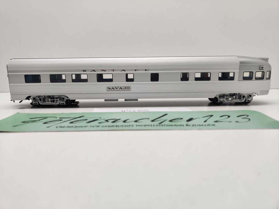 Märklin H0 AC 43604 Observation car Streamliner / Licht / NEM / AT&SF