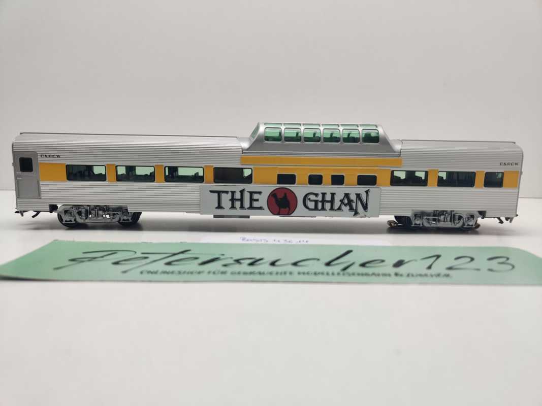 Märklin H0 AC 43614 Umbau zu "the Ghan" Aussichtswagen / Innenbeleuchtung / NEM