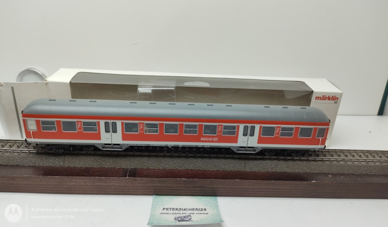 Märklin H0 43806 Nahverkehrswagen 2.Kl. Bnrz451.0 NEM / Licht / DB / OVP