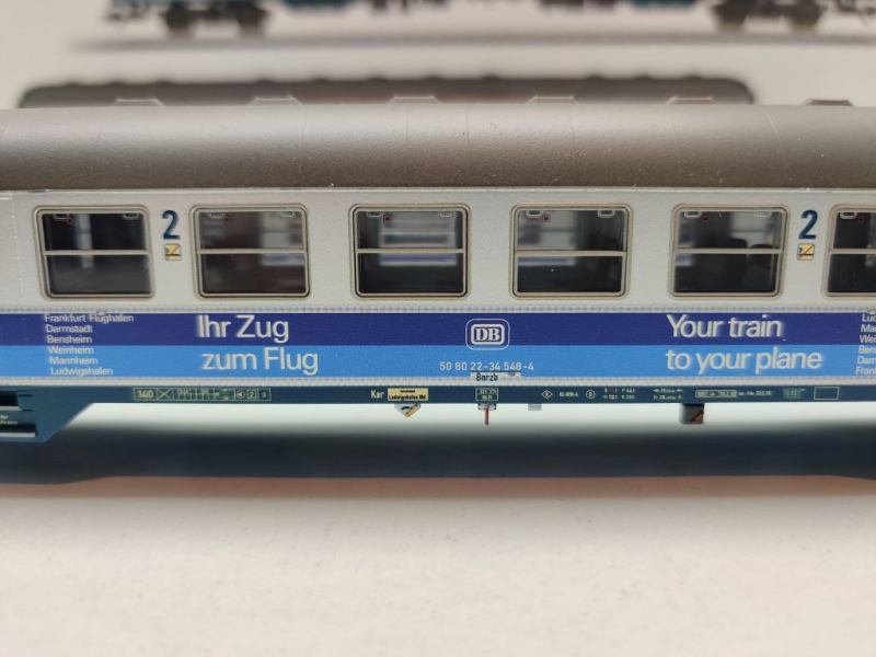 Märklin H0 AC 43815 Nahverkehrswagen-Set "Airport Express / NEM / DB / OVP weiß