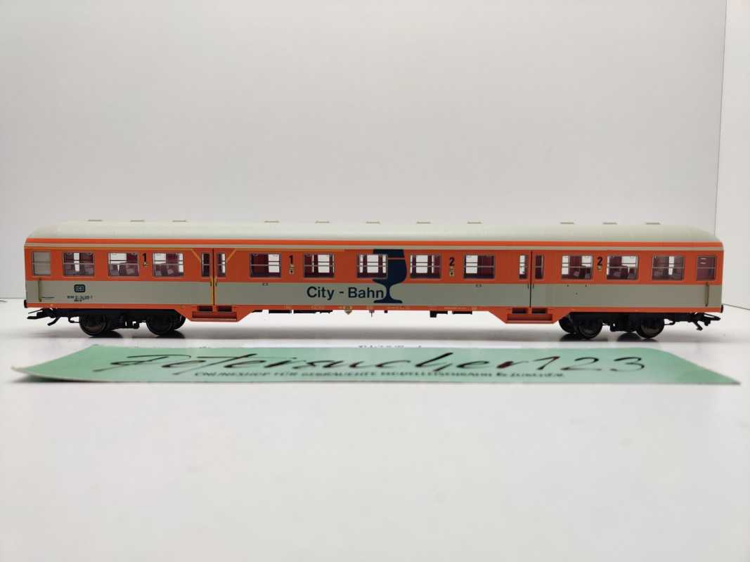 Märklin H0 AC 43818 Nahverkehrswagen "City-Bahn" 1.-2.Kl ABnrzb772 / NEM / DB