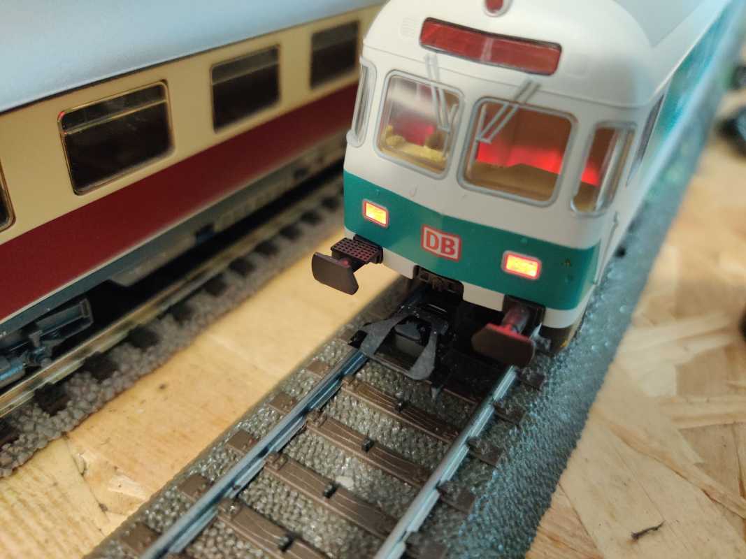 Märklin H0 AC 43834 Nahverkehrs-Steuerwagen "Mintling" 2.Kl / Licht / NEM / DB