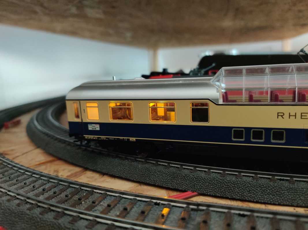 Märklin H0 AC 43880 TEE Aussichtswagen 1.Kl AD4ümh-62 Schleifer / NEM / DB