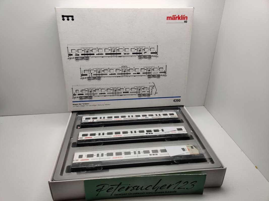 Märklin H0 AC 4390 S-Bahn Wagen-Set "Märklin" / NEM / DB / OVP