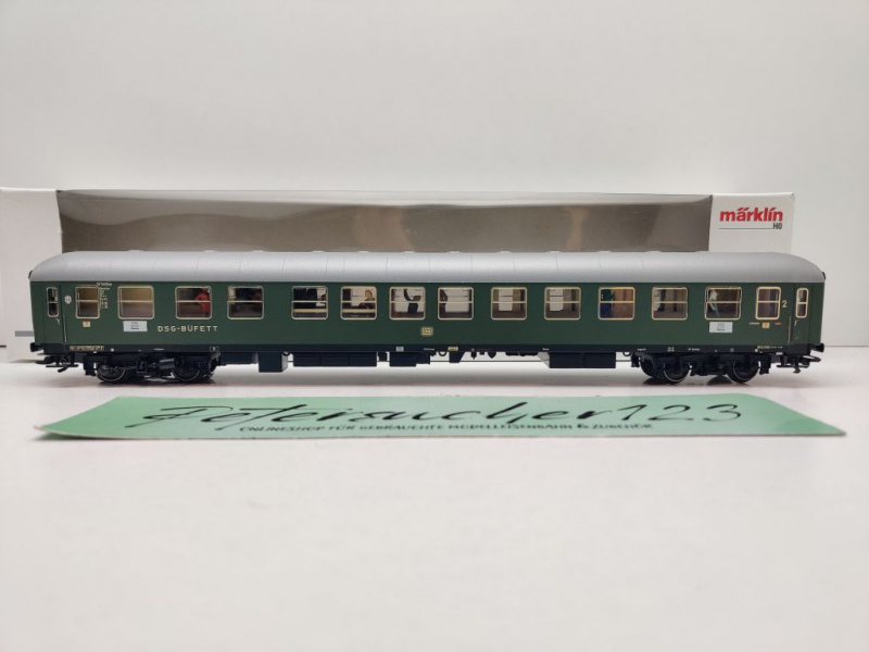 Märklin H0 AC 43940 (1) Halbspeisewagen 2.Kl BRbu4üm-61 / NEM / DB / OVP weiß
