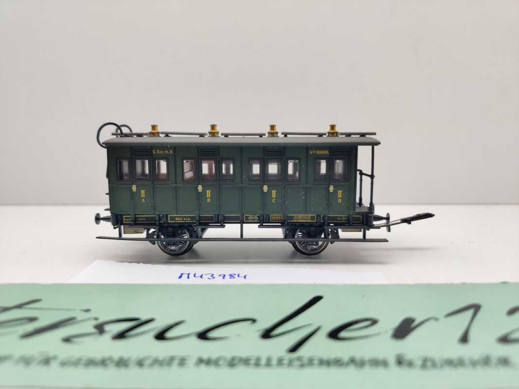 Märklin H0 AC 43984-01 Personenwagen 2.Kl / Licht Kupplung / NEM / K.Bay.Sts.B.