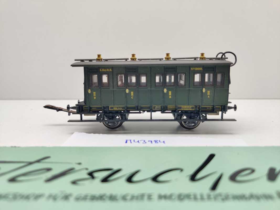 Märklin H0 AC 43984-01 Personenwagen 2.Kl / Licht Kupplung / NEM / K.Bay.Sts.B.