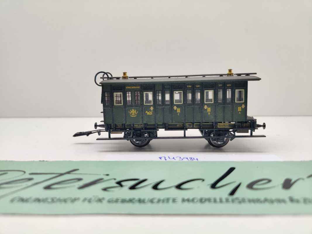 Märklin H0 AC 43984-04 Wagen mit Postabteil / Licht Kupplung / NEM / K.Bay.Sts.B.