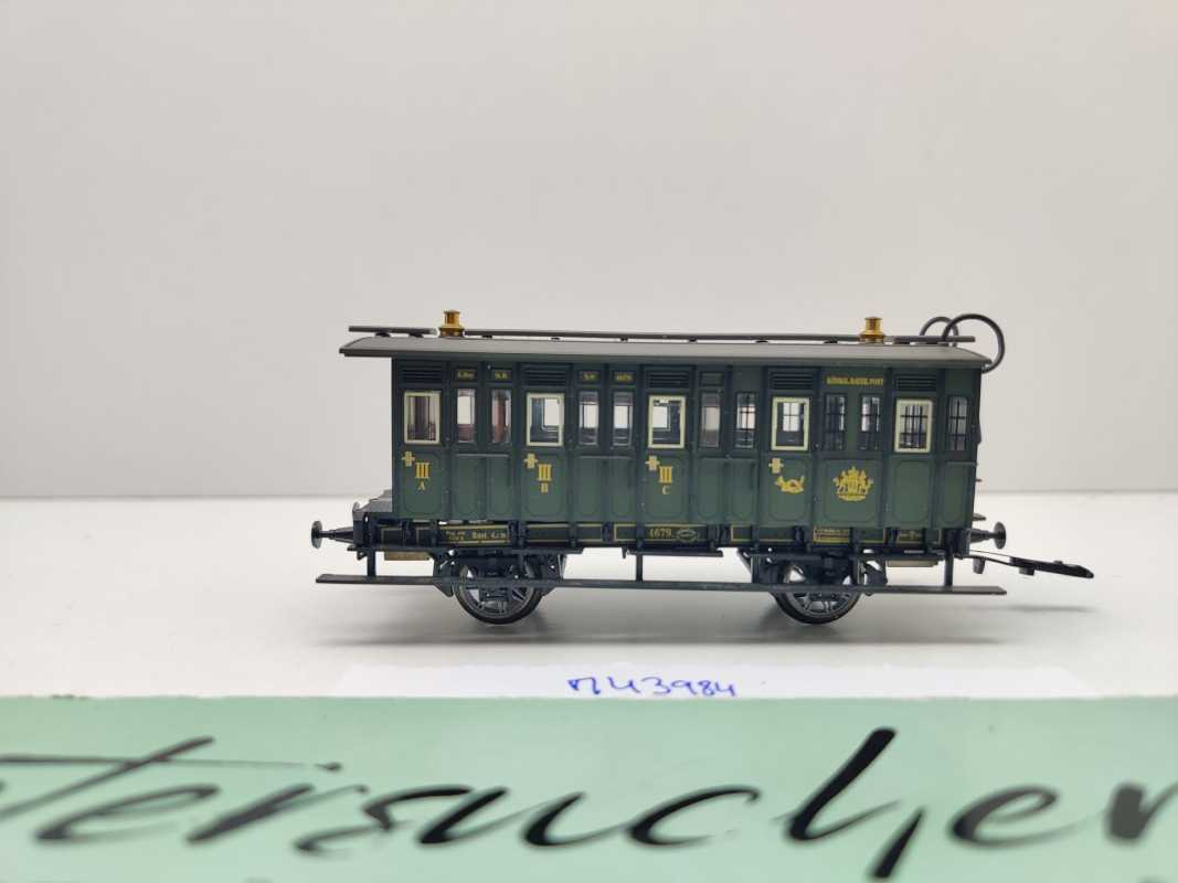 Märklin H0 AC 43984-04 Wagen mit Postabteil / Licht Kupplung / NEM / K.Bay.Sts.B.