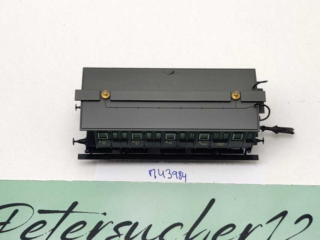 Märklin H0 AC 43984-04 Wagen mit Postabteil / Licht Kupplung / NEM / K.Bay.Sts.B.