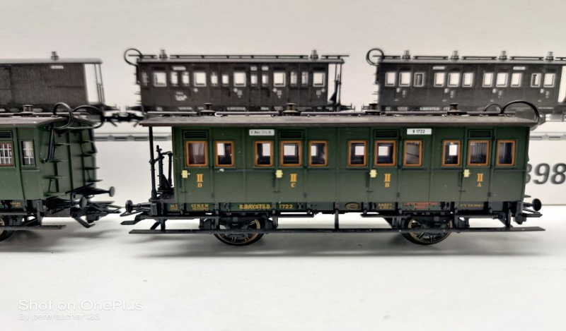 Märklin H0 AC 43985 Bayer. Personenwagen-Set / NEM / K.Bay.Sts.B. / OVP