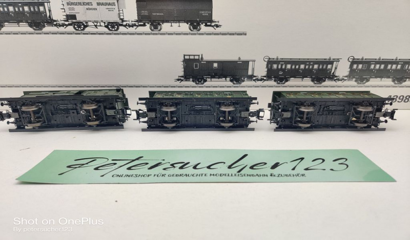 Märklin H0 AC 43985 Bayer. Personenwagen-Set / NEM / K.Bay.Sts.B. / OVP