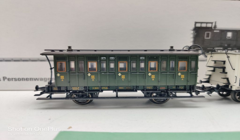 Märklin H0 AC 43985 Bayer. Personenwagen-Set / NEM / K.Bay.Sts.B. / OVP
