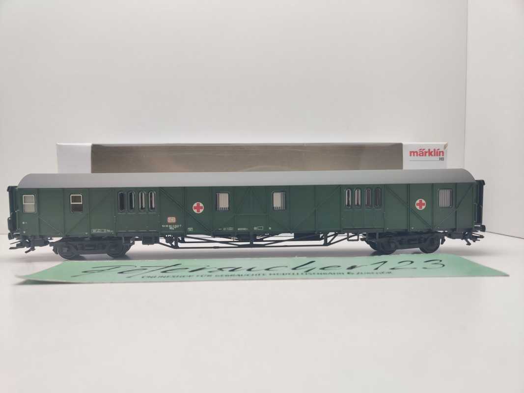 Märklin H0 AC 43991 Expressgut-Gepäckwagen "Rotes Kreuz" MDyg986 / NEM / DB / OVP