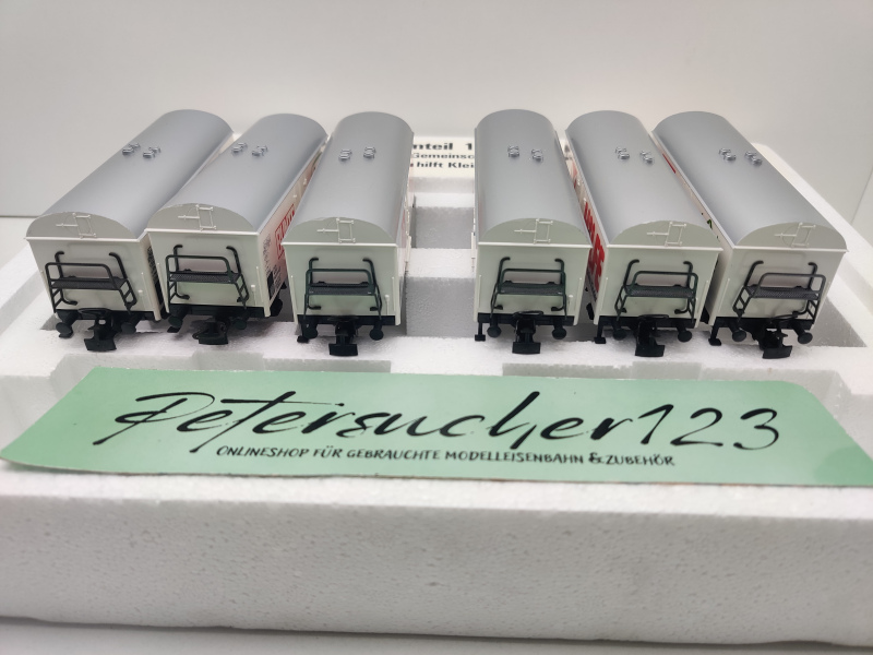 Märklin H0 AC 4400 Wagen-Set "Groß hilft Klein" Ichqrs377 / DB / OVP weiß
