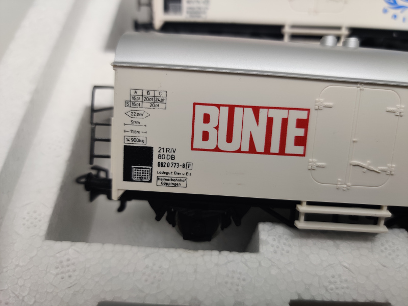 Märklin H0 AC 4400 Wagen-Set "Groß hilft Klein" Ichqrs377 / DB / OVP weiß