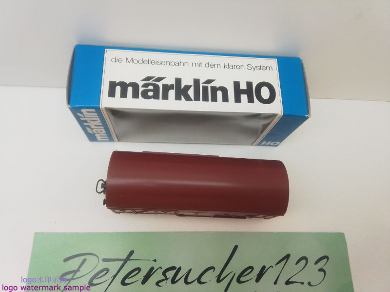 Märklin H0 AC 4402 gedeckter Güterwagen / Gs142 / NS / OVP blau