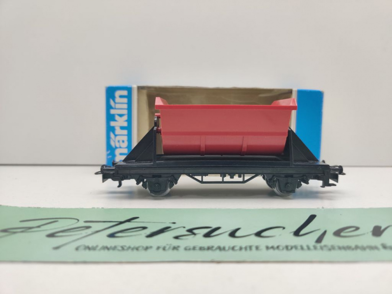 Märklin H0 AC 4413 Kipplore Kippwagen rot / OVP blau