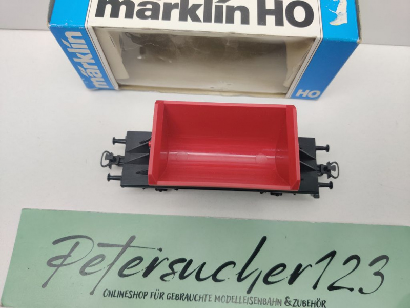 Märklin H0 AC 4413 Kipplore Kippwagen rot / OVP blau