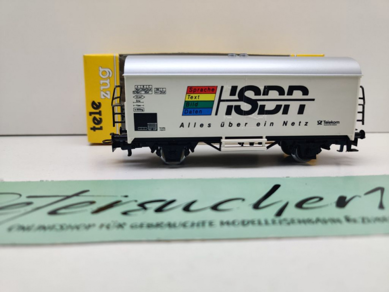 Märklin H0 AC 4415 SoMo Telezug Kühlwagen "ISDN alles über ein netz" / OVP gelb