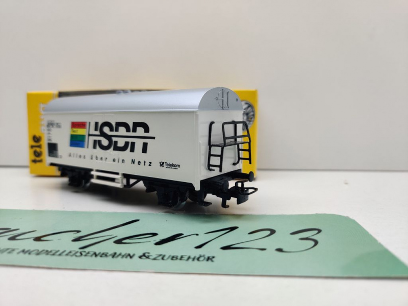 Märklin H0 AC 4415 SoMo Telezug Kühlwagen "ISDN alles über ein netz" / OVP gelb