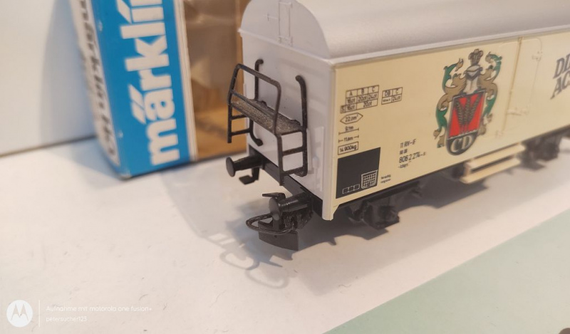 Märklin H0 AC 4415 SoMo Bierkühlwagen "Dinkel Acker"  / OVP blau