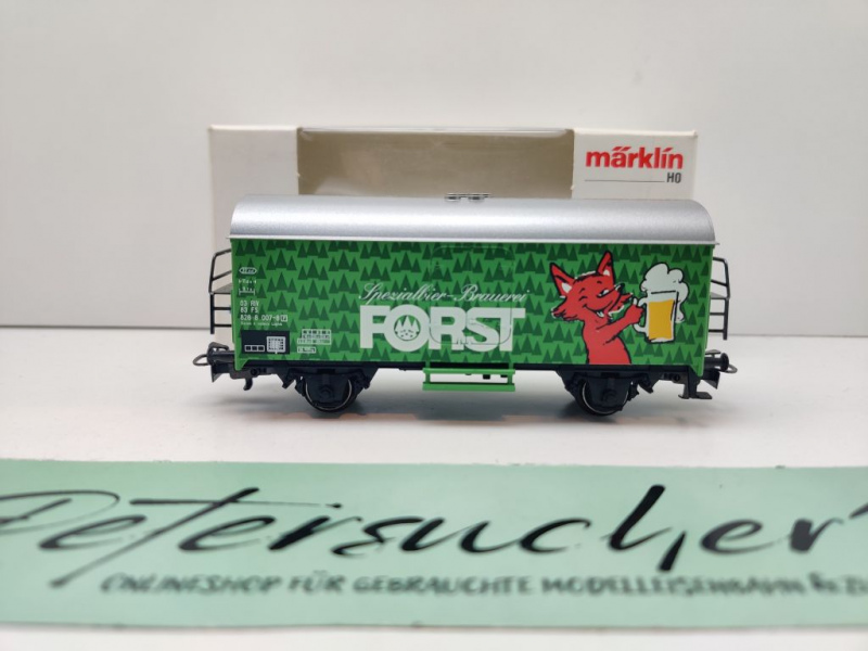 Märklin H0 AC 44172 Kühlwagen "Brauerei Forst" / Ichqrs377 / P, FS / OVP weiß