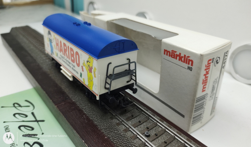 Märklin H0 AC 44174 Kühlwagen "Haribo" / Ichqrs377 / Privat, DB / OVP