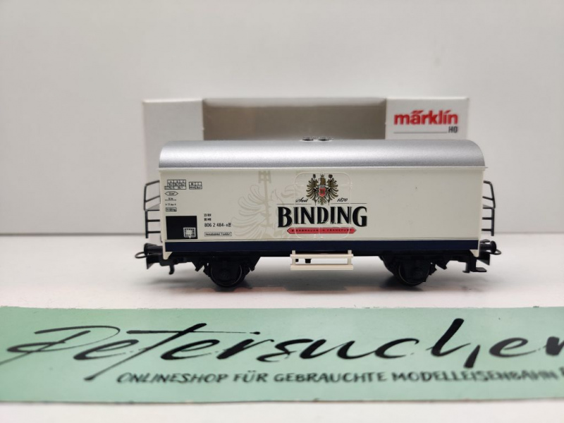 Märklin H0 AC 44189 Kühlwagen "Binding" / Ichqrs377 / P, MB / OVP weiß
