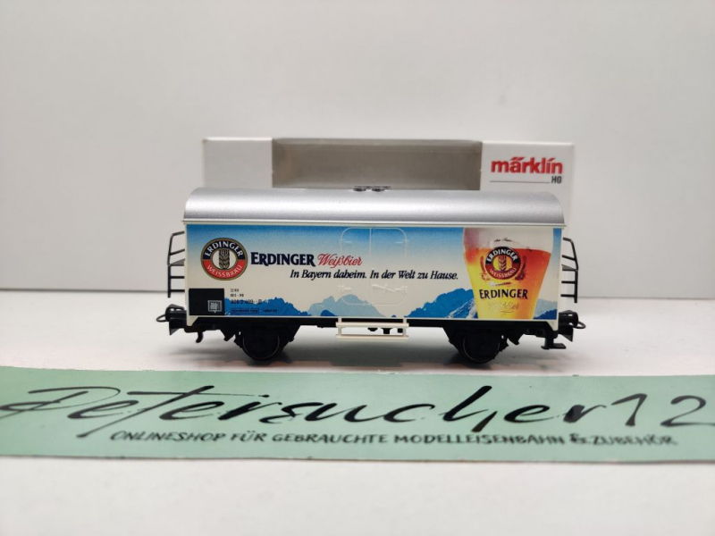 Märklin H0 AC 44191 Kühlwagen "Erdinger" / Ichqrs377 / D-MB / OVP weiß