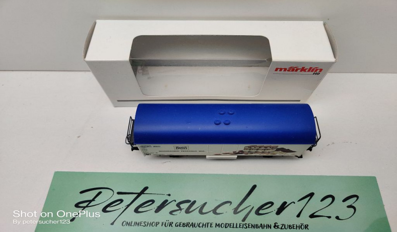Märklin H0 AC 44196 Kühlwagen "Ritter Sport" / Ichqrs 377 / DB / OVP weiß