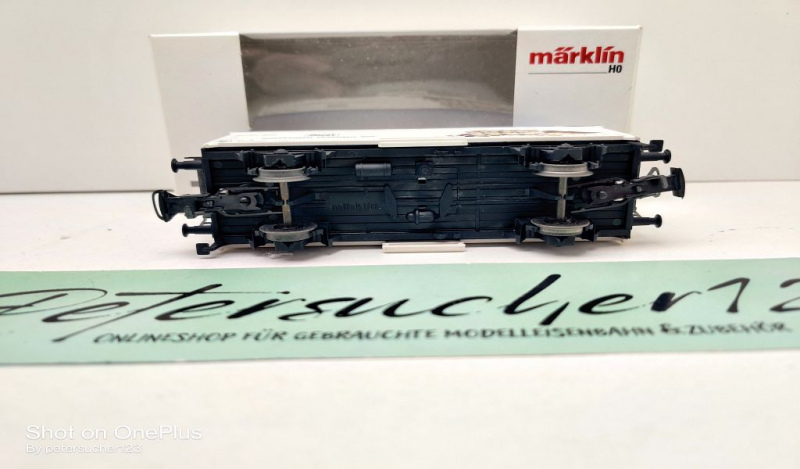 Märklin H0 AC 44196 Kühlwagen "Ritter Sport" / Ichqrs 377 / DB / OVP weiß