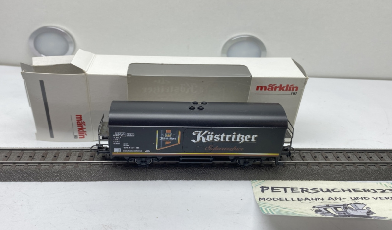 376//Märklin H0 44197 Gedeckter Güterwagen "Köstritzer " in OVP   A423_GW3091