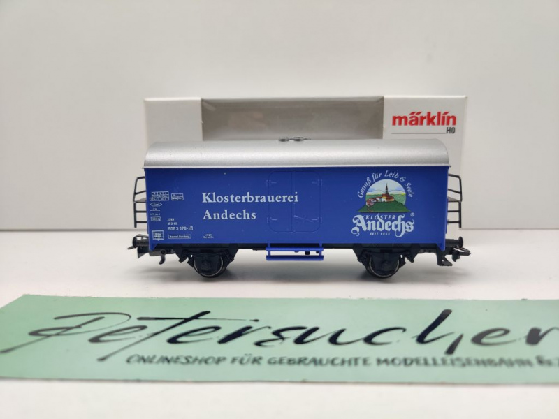 Märklin H0 AC 44197 Kühlwagen "Andechs" / Ichqrs377 / D-H0 / ErsatzVP weiß