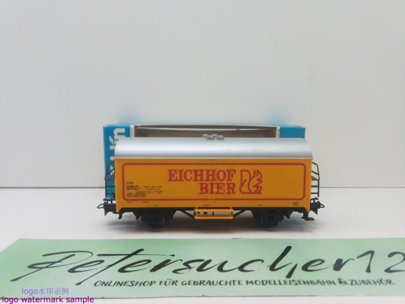 Märklin H0 AC 4420 Kühlwagen "Eichhof Bier" / Ichqrs / SBB / OVP blau
