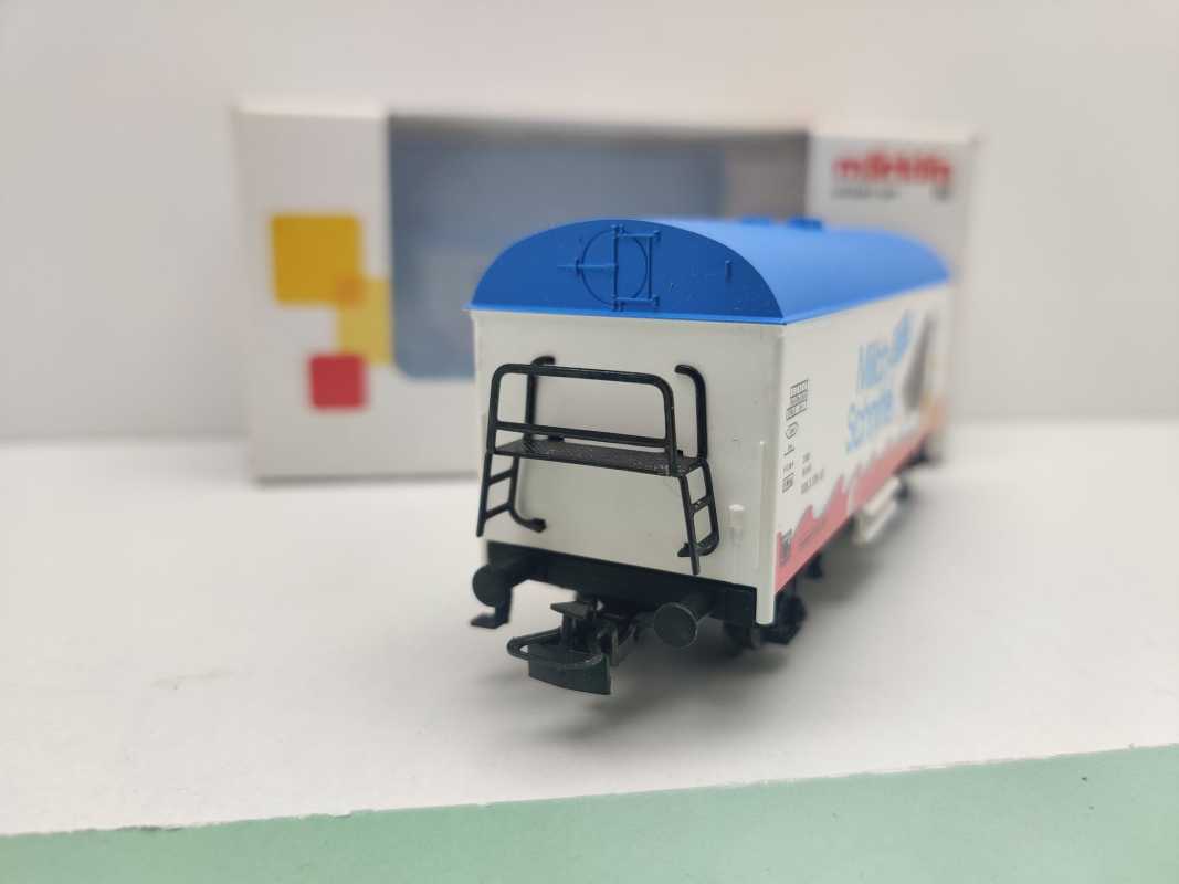 Märklin H0 44203 Kühlwagen "Milchschnitte" Ichqrs377 / Privat / OVP weiß