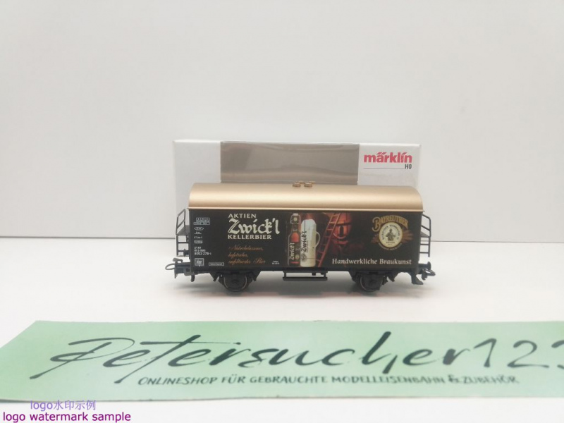 Märklin H0 AC 44212 Bierwagen "Aktien Zwick'l" / Ichqrs377 / Privat / OVP weiß