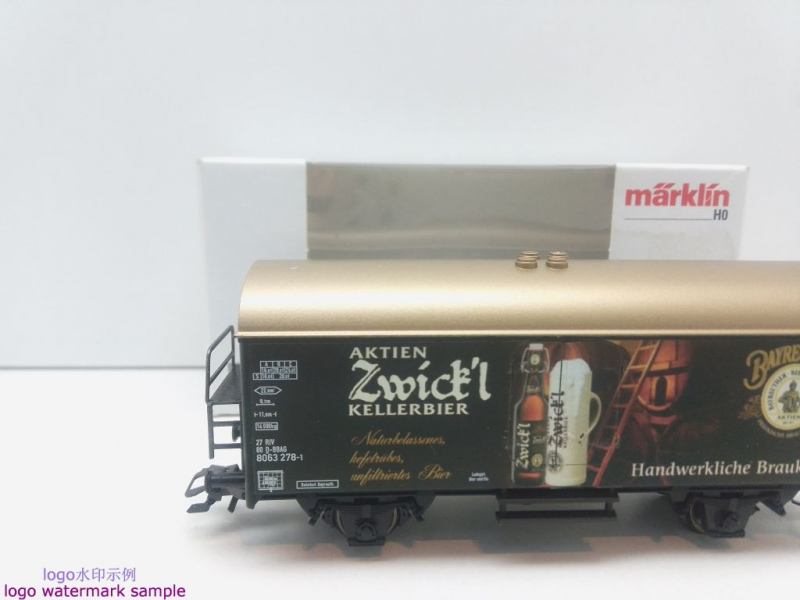 Märklin H0 AC 44212 Bierwagen "Aktien Zwick'l" / Ichqrs377 / Privat / OVP weiß