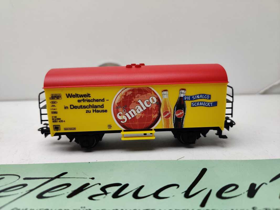 Märklin H0 AC 44213 / zweiachsiger Kühlwagen / Ichqrs 377 / Limonadenmarke Sinalco / DB