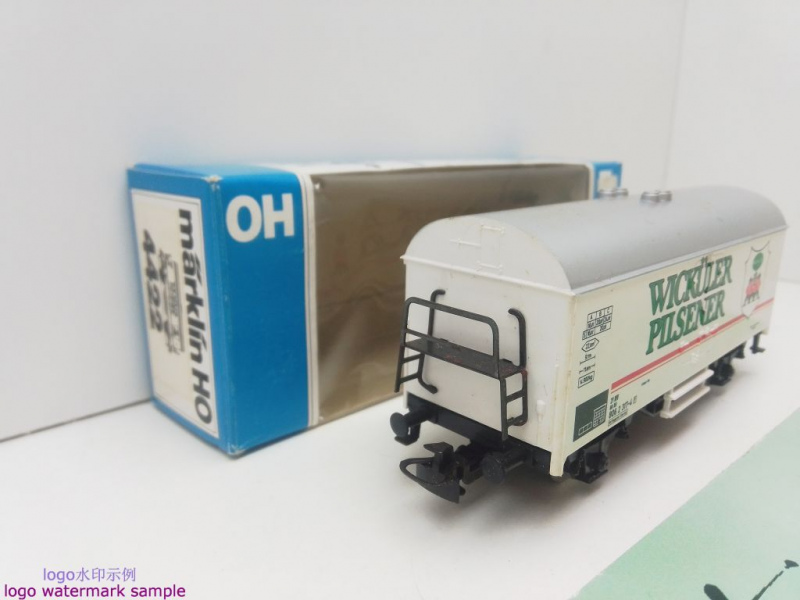 Märklin H0 AC 4422 Kühlwagen "Wicküler Pilsener" / Ichqrs377 / DB / OVP blau