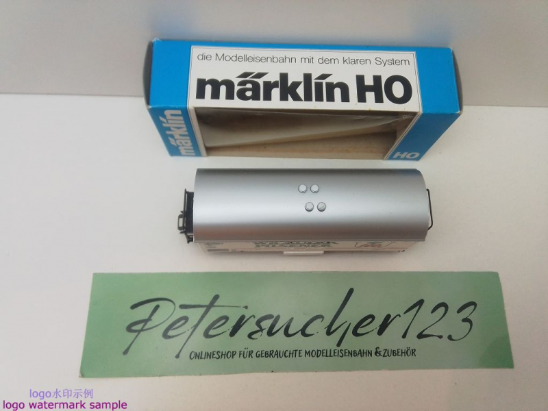 Märklin H0 AC 4422 Kühlwagen "Wicküler Pilsener" / Ichqrs377 / DB / OVP blau - Kopie