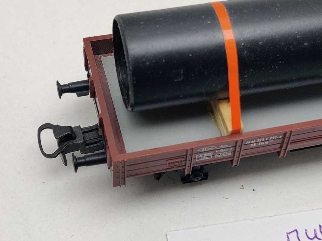 Märklin H0 AC 4423 Niederbordwagen Kklm505 / Ladung Eigenbau / DB