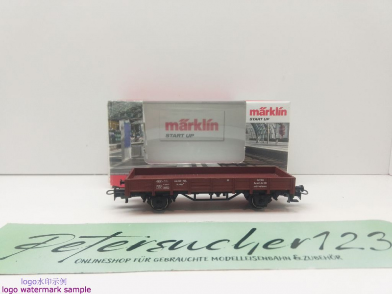 Märklin H0 AC 4423 Niederbordwagen / Kklm505 / DB / OVP startup